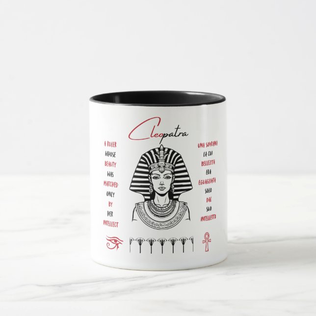 Kleopatras zeitlose Apotheke Tasse (Zentrum)