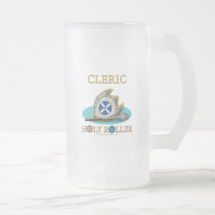 Kleriker: Heilige Rolle Mattglas Bierglas
