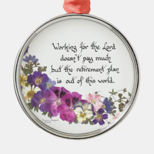 Klerus- oder Freiwilliggeschenk Ornament Aus Metall