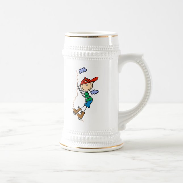 Kletter-Stickfigur Bierglas (Rechts)