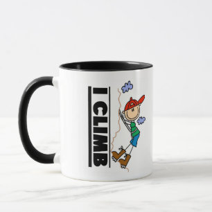Kletter-T-Shirts und Geschenke Tasse