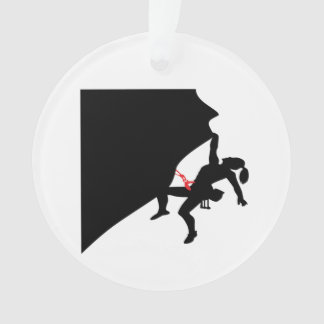 Kletterberg Girl Black Silhouette Ornament
