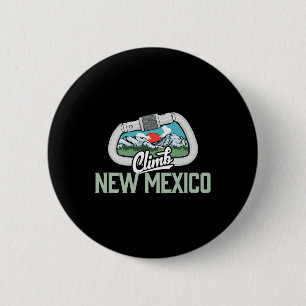 Klettere New Mexico Retro Rock Kletter Vintage Kar Button