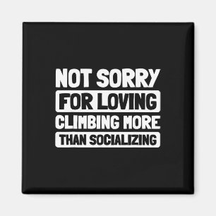 Kletterer Bergkletterer Bouldering Fels Magnet