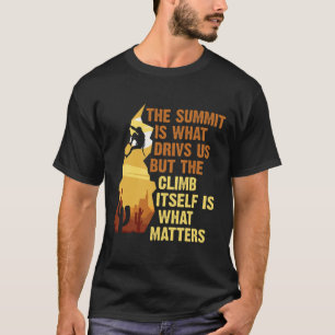 Kletterer Boulderer Bergsteiger Felsenkletterer T-Shirt
