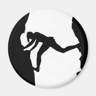 Kletterer Bouldering Magnet