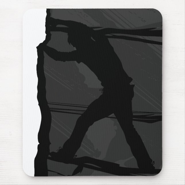 Kletterer Bouldering Mousepad (Vorne)