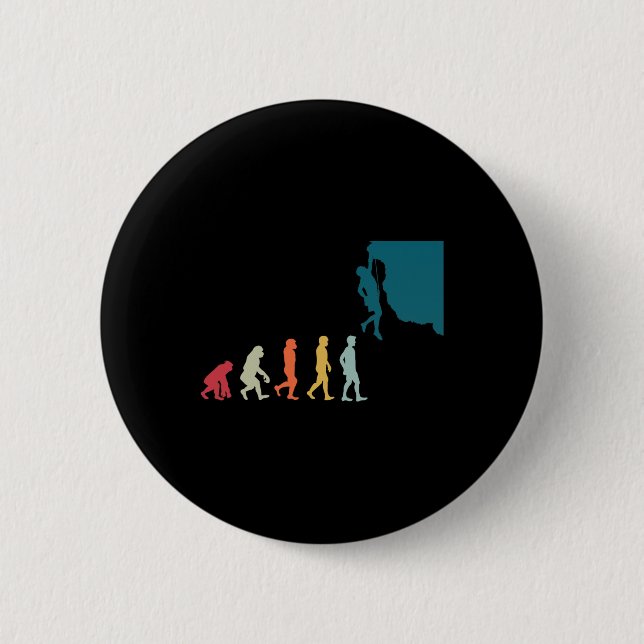 Kletterer Evolution Klettern  Button (Vorderseite)