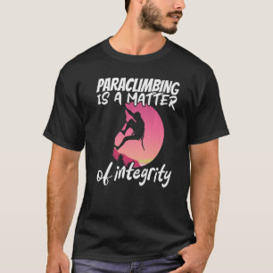 Kletterer Felsenklettern Angelegenheit der Integri T-Shirt