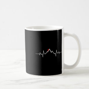 Kletterer klettert Herzschlag Kaffeetasse
