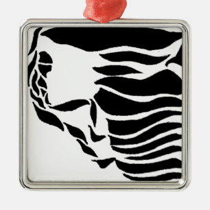 Kletterer Silbernes Ornament