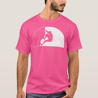 Kletterer Sportklettern Bouldern T-Shirt