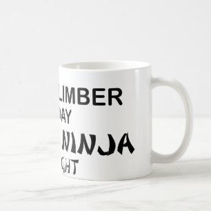 Kletterer tödliches Ninja bis zum Nacht Tasse