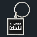 Kletterfrau Schlüsselanhänger<br><div class="desc">Dieses originelle Silhouette-Textdesign mit phantastischer Typografie-Schriftart-Schrift ist eine großartige Geburtstags- und Urlaubsidee für Kletterer, Boulder und Trekkingliebhaber! Dieses Kunstwerk ist ideal für Mädchen, Frauen, Weibchen und Ehefrauen, die ihre Freizeit mit Klettern verbracht haben, auch Sie werden phantastisch sehen, dieses Logo Klettern Text Illustration. Wenn Ihnen gefällt, was Sie sehen, Karo...</div>
