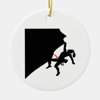 Klettergarten Girl Black Silhouette Keramik Ornament