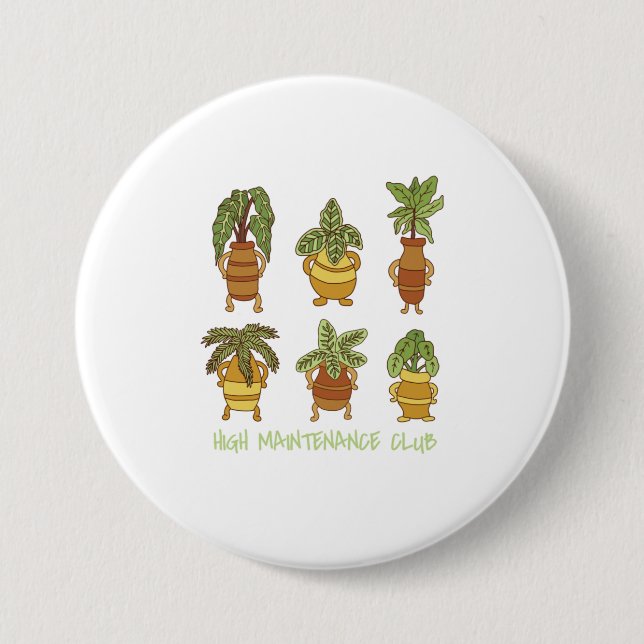 Klettergarten Pflanze Button (Vorderseite)