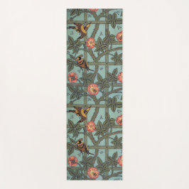 Klettergarten Rose & Kleiner Vogel, William Morris Yogamatte