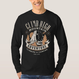 Klettergarten Rustikal für Reisen Bergsee T-Shirt