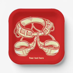 Klettergurt Pappteller