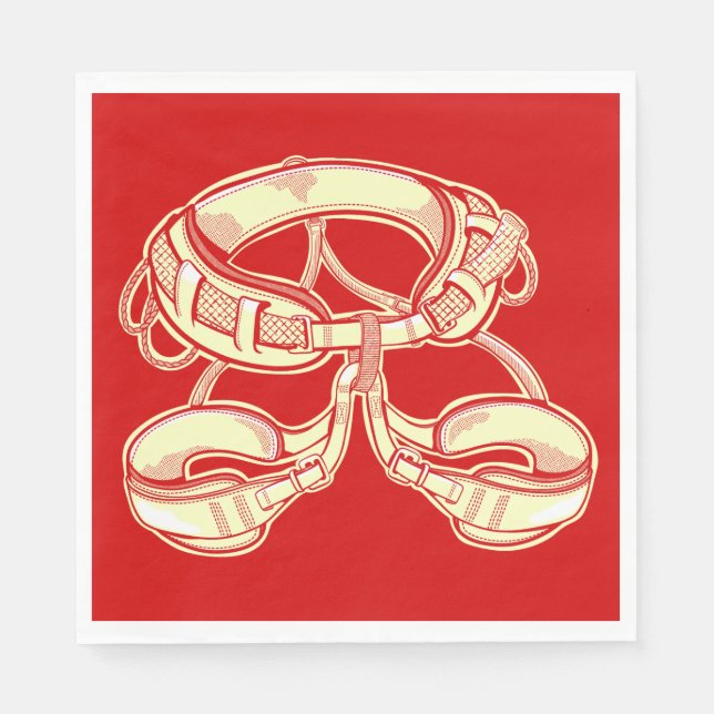 Klettergurt Serviette (Vorderseite)