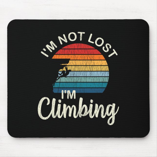 Kletterhemd - Geschenke für Bergsteiger - Kli Mousepad (Vorne)