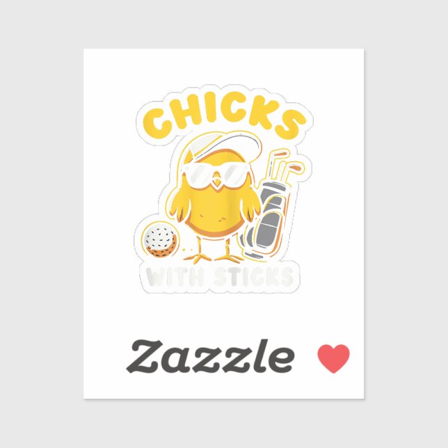 Kletterhexen: Golfer Girl del Malcantone Aufkleber (Blatt)