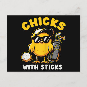 Kletterhexen: Golfer Girl del Malcantone Begleitkarte