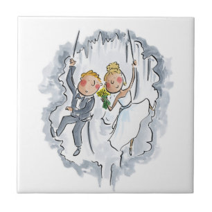 Kletterhochzeit Fliese