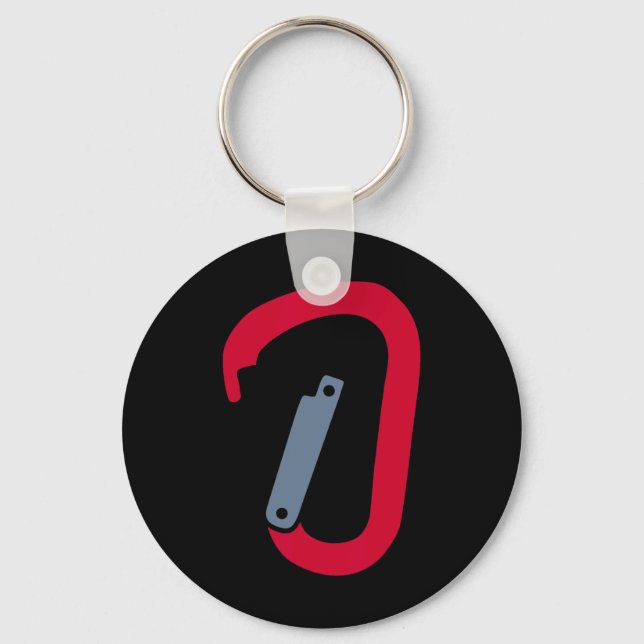 Kletterkarabiner  schlüsselanhänger (Vorderseite)