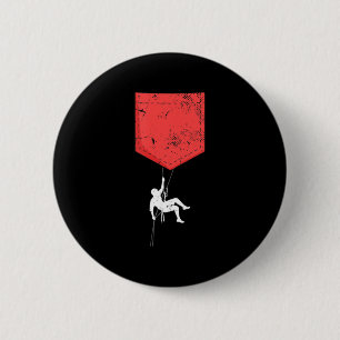 Kletterklettern Taschendiebstahl Button