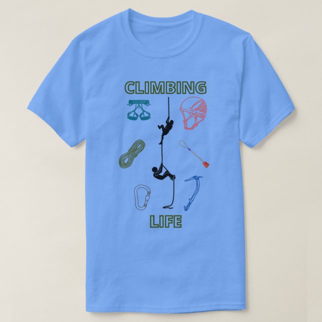 Kletterleben Klassisches T-Shirt (Design vorne)