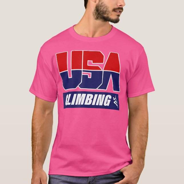 Klettern 2021 US-Team T-Shirt (Vorderseite)