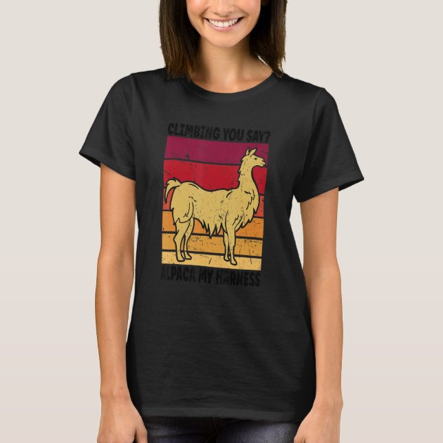 Klettern Alpaca I Harry T-Shirt (Vorderseite)