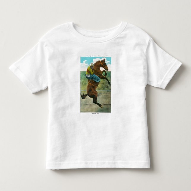 Klettern der goldenen Treppe am jährlichen Rodeo Kleinkind T-shirt (Vorderseite)
