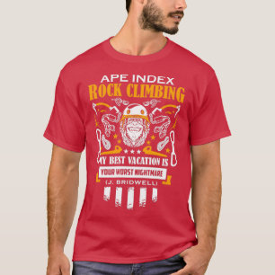 Klettern des Ape-Index T-Shirt