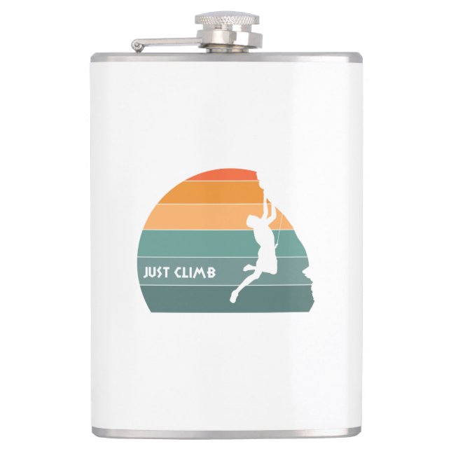 Klettern Flachmann (Vorderseite)