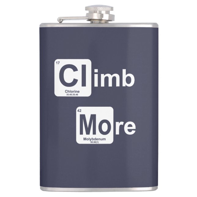 klettern flachmann (Vorderseite)