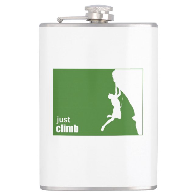 Klettern Flachmann (Vorderseite)