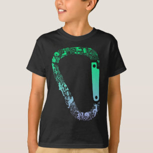 Klettern für Boulderer Jungen Caribener T-Shirt