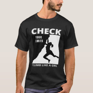 Klettern für Frauen Mädchen und Kinder, die Klette T-Shirt