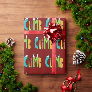 Klettern Geschenkpapier