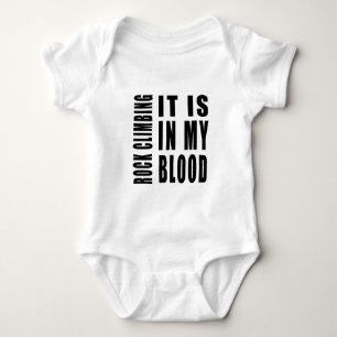 Klettern ist es in meinem Blut Baby Strampler