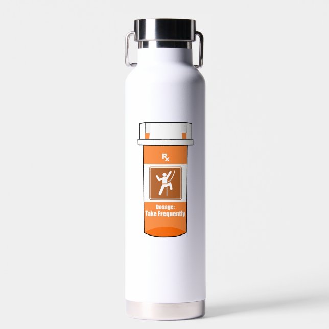 Klettern ist mein Medikament Trinkflasche (Vorne)