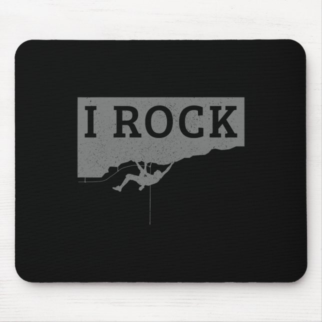 Klettern Kletterer Bouldering Klettern _4  Mousepad (Vorne)