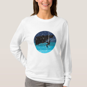 Klettern Klettern Retro T-Shirt