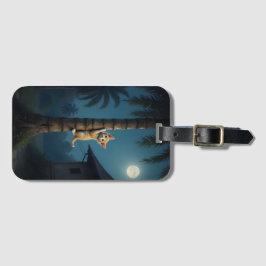 Klettern lernen – Süßer Katzemoment Gepäckanhänger