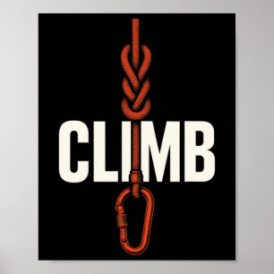 Klettern - Outdoor-Seilkletterabenteuer Poster