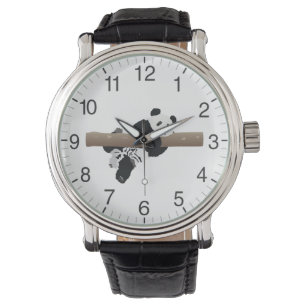Klettern Panda Armbanduhr