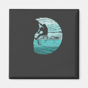Klettern Retro Magnet