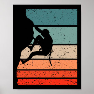 Klettern Retro-Stil Vintage _4 Poster